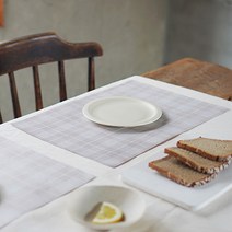 차리다 페이퍼 테이블 매트 80매, No9 Fabric Beige, 375 x 258mm