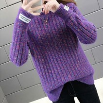 루나걸 여성용 레이첼 골지 니트