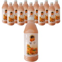 청솔 살구 음료, 12개, 835ml