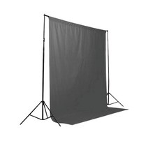포커스 사진 영상 촬영용 배경천 그레이 2 x 3 m, 1개
