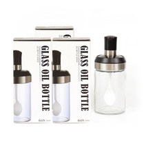 티도요 스푼 유리 양념병, 3개, 스푼 양념병