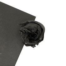 티나피크닉 꽃포장 단색 색화지 2절, 검정색, 50개