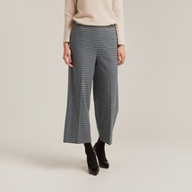 여성용 체크 와이드 팬츠 VOCDLWW-A131