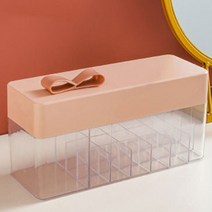 앤티스 리본엣지 클로즈 립스틱 정리함, 핑크, 1개