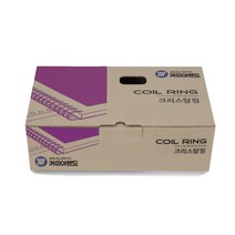 카피어랜드 코일링 3:1 2kg 186p, 12mm, 투명