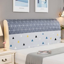 알럽홈 북유럽 스타일 소프트 침대헤드커버, 기하학삼각형
