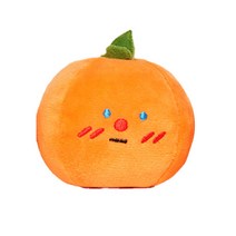 마이플러피 강아지 장난감 귤 주머니, 말랑이(삑삑이), 1개