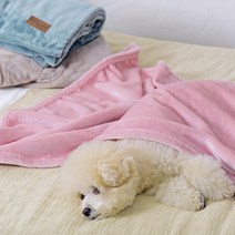 펫츠랜드 밍크 강아지 이불, 핑크