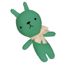 아이한코 뚱이 코튼 Big 손뜨개인형 뜨개질 DIY 패키지 + 꼬리방울 랜덤발송, 1세트, 076 토파즈