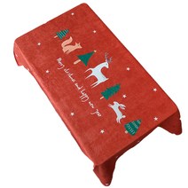 드리샤 크리스마스 프리미엄 식탁보 B107, 타입2, 140 x 140 cm