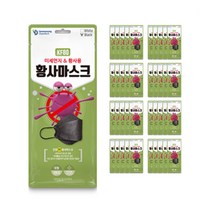 건영크린텍 3단 황사 마스크 KF80 대형 성인용, 1개입, 40개, 검정