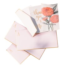 아스파시아 럭셔리 용돈봉투 4p + 카네이션 드레싱지카드 4p + 땡큐카드 4p, 핑크, 1세트