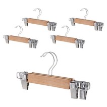 MAME 원목옷걸이 성인하의, 베이지, 10개입