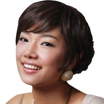 하늘소 큐티 볼륨업 가발, 자연갈색, 1개
