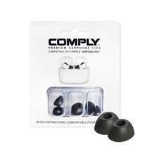 컴플라이 AirPods Pro 전용 메모리 폼팁 2.0 LARGE, 블랙