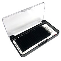 미라클 에어플랫 블랙 밍크모 인조 속눈썹 JC컬 0.15 x 13 mm, 1세트