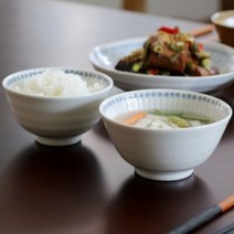 도트라인 도자기 공기대접 2p 세트, 화이트, 밥공기 + 국대접