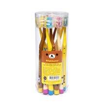 리락쿠마 초미세모 칫솔 3종 x 4p + 캡 12p 세트, 1세트, 12개