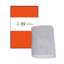 송월타월 크러쉬 호텔수건 150g 30수 면사 10p + 케이스 10p 랜덤발송 + 칠순 팔순 답례 띠지 A타입 10p 세트, 연회색, 1세트