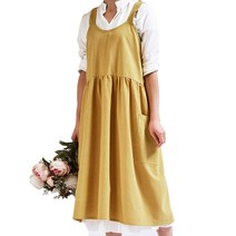 DG생활 코튼 롱 원피스 앞치마 DG-23, M, 2개