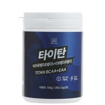 밀팜 타이탄 BCAA EAA 아미노산 헬스보충제, 500g, 1개