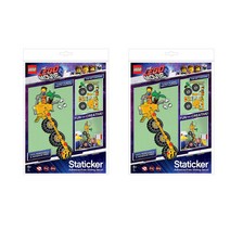 레고 무비2 스테티커 에밋/비클 2pack 52368, 혼합색상