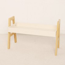 올리 선반 대, 아이보리(선반) + 원목(다리)