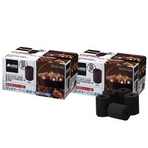 로고스 캠핑 바베큐 코코넛 야자숯 차콜 30p, 3kg, 2개