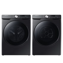 삼성전자 그랑데 드럼세탁기 WF24T8000KV 24kg+건조기 DV17T8520BV 17kg 방문설치, 블랙 케비어