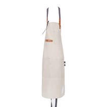 LEARE 디자인 포켓 앞치마 DN001, B 베이지