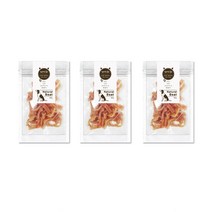 소프트 슬라이스 강아지 간식 80g, 돼지귀, 3개