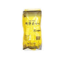 하얀손 미니 고무 장갑 세트 L, 옐로우, 대(L), 1개