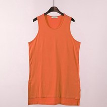 오버홀릭 남성용 레이어드 롱나시 언발 트임