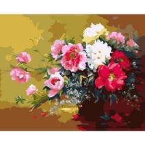 모모픽스페인팅 DIY 명화 그리기 세트 40 x 50 cm, 1개, 모란의 추억