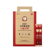정원삼 6년근 고려홍삼정 나눔스틱, 10g, 1세트