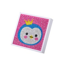 울트라패션 보석십자수 DIY 세트 왕관펭귄, 랜덤발송