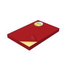 그린카피 잉크젯 레이저 A4 라벨지 빨강 100p, 1세트, 1칸