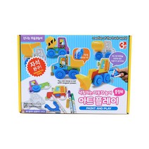 아트플레이 색칠하는 자석완구 자동차, 혼합색상, 1개