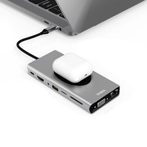 넥스트 NEXT-214UH USB2.0 4포트 USB 무전원허브 일체형 USB허브 확장, 단일