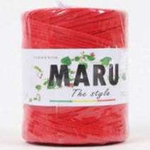 마루 패브릭얀 단색 뜨개실, 레드