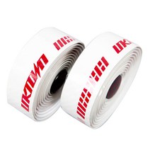 UNKNOWN 인피니티 바테잎 2p + 바엔드캡 2p + 마감 테이프 2p 세트 21.6cm, WHITE + RED, 2개