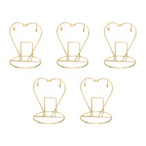 2인 커피잔 걸이 꼬임, 5개, 골드