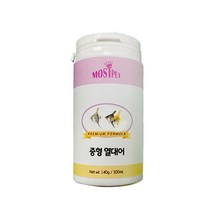 모스트펫 프리미엄 중형 열대어 사료, 140g, 1개