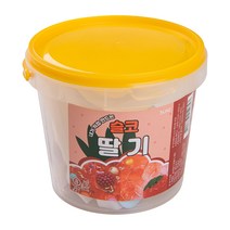 슬코 슬라임 만들기 딸기, 투명, 300g