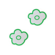 아크릴 플라워 티코스터 2p, 그린