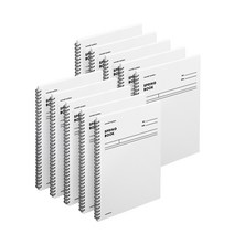 모트모트 오리지널 스프링북 코넬, 화이트, 10개