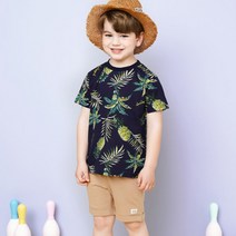 앤디애플 아동용 알로하 하와이 상하복 세트
