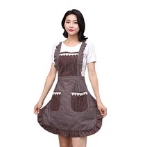 프린세스 레이스 데일리 앞치마, 브라운, 1개