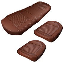 카템 감탄 차량용 방석 커버 CT212 앞좌석 2p + 뒷좌석 세트, 브라운, 1세트