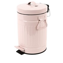 기프트캔 무소음 칼라 폐달 댐퍼기능 휴지통 5L, 핑크, 1개